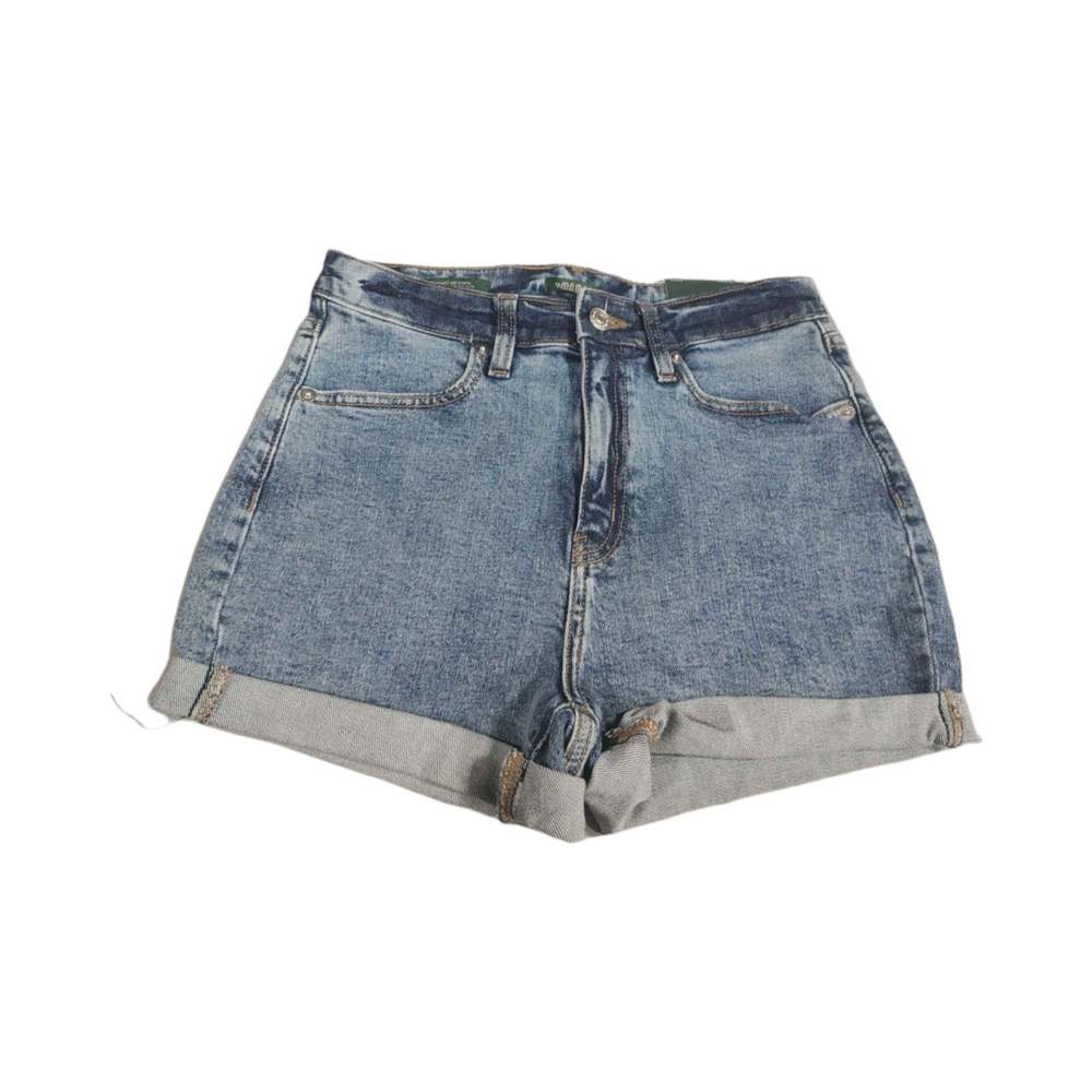 Designer Womens Denim Shorts Size:26:Color:Blue